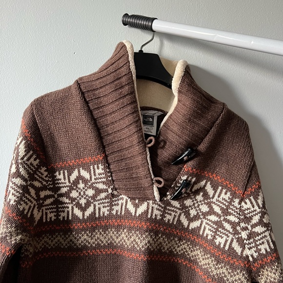 North Face Brown Fairisle Knit Sweater - Picture 6 of 6